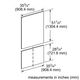 Thermador® 35.75" 2 Door Fridge Freezer Panel-1