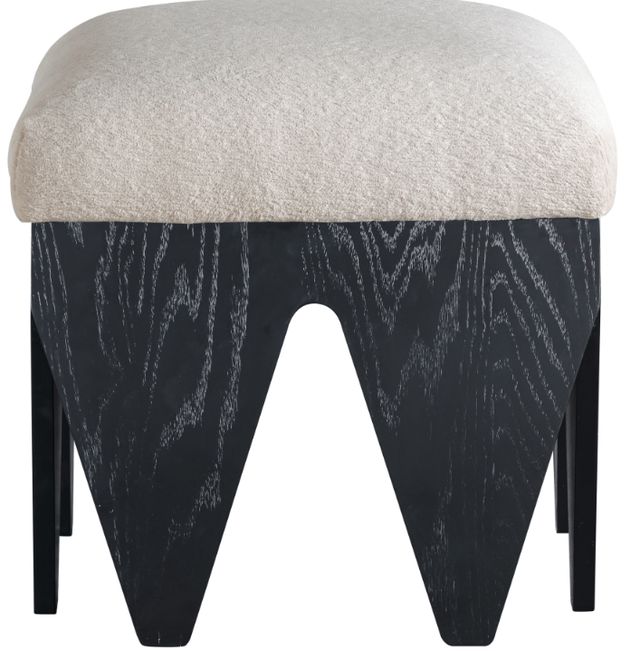 Meridian Furniture Altair Beige/Black Upholstered Bench-1