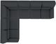 La-Z-Boy® Draper 4-Piece Storm L-Shape Sectional-3