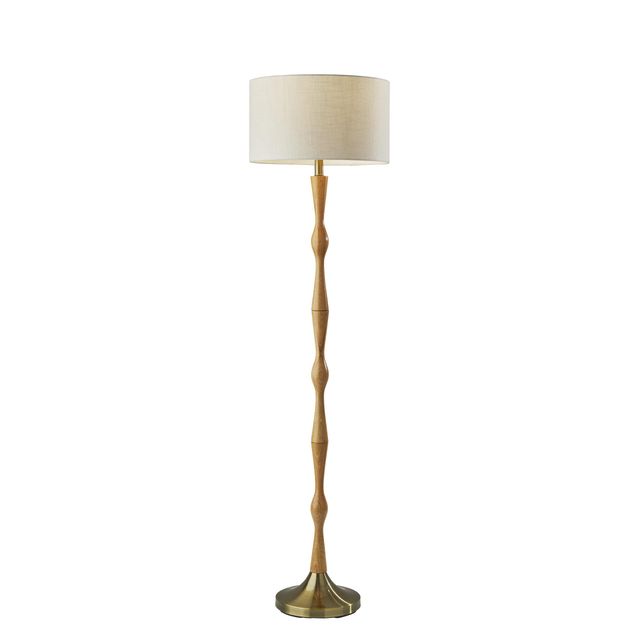 Adesso® Eve Antique Brass  Floor Lamp-0