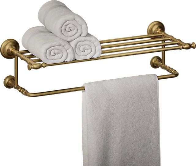 KOHLER® Artifacts® Vibrant Brushed Moderne Brass Hotelier-1