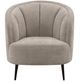 Coaster® Ellorie Beige Upholstered Channel Back Curved Chair-0