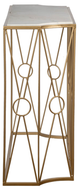 A & B Home Gold Console Table-2