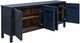 International Furniture Direct Jazmine Marine Blue Console-3