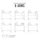 Bassett® Furniture True Custom Customizable Classic Sofa-3