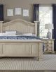 Vaughan-Bassett Rustic Hills Spiced Cream Queen Poster Bed-2