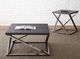 Steve Silver Co. Aegean Brown Cocktail Table with Black Nickel Base-1