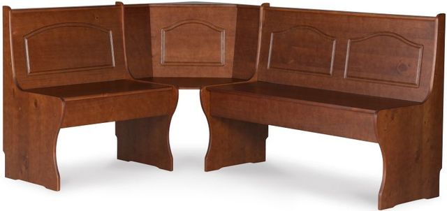Linon Chelsea Walnut Breakfast Nook