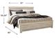 Signature Design by Ashley® Bellaby Whitewash King Panel Bed-1