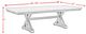 Elements International Montrose Brown/Espresso Dining Table with 20" Leaf-2