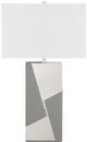 Currey & Company Clarice Gray/Off-White Table Lamp-2