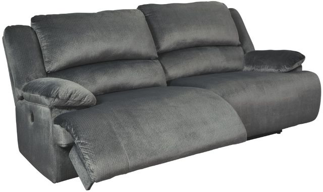 Signature Design by Ashley® Clonmel 2-Piece Charcoal Living Room Set with Power Reclining Sofa-1