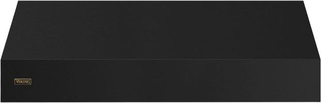 Viking 5 Series 60" Cast Black Wall Mounted Range Hood with Brushed Brass Trim-0