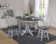 TEI St. Helen Walnut Gathering Table with Gray Base-2