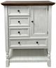 Million Dollar Rustic Mountain Lake Frosted White Chest-0