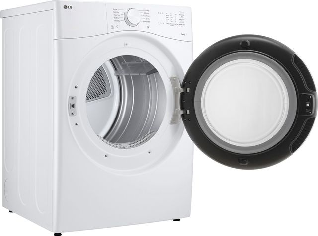 LG 7.4 Cu. Ft. White Front Load Electric Dryer with High Efficiency Control Dryer™-2
