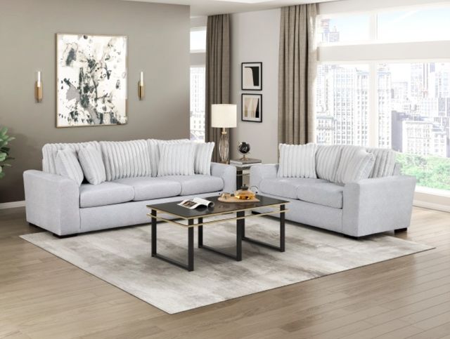 Homelegance® Athena Gray Sofa-1