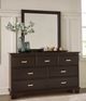 Signature Design by Ashley® Covetown Dark Brown Bedroom Mirror-4