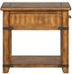Magnussen Home® Chesterfield Farmhouse Timber Small Rectangular End Table-2