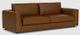 EQ3 Cello Plush Leather Angled Arm Sofa-2