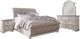 Liberty Furniture Magnolia Manor 4-Piece Antique White/Gray California King Sleigh Bedroom Set-0