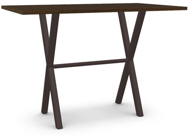 Amisco Customizable Alex 36" Solid Ash Bar Table