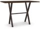 Amisco Customizable Alex 36" Solid Ash Bar Table-0