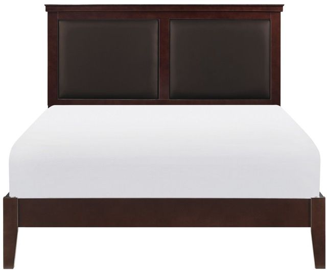 Homelegance® Seabright Brown/Cherry Eastern King Panel Bed-2