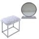 ACME Furniture Adao 2-Piece Chrome/White Vanity Set-0