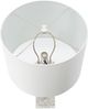 A & B Home Beige/White Shell Table Lamp-1
