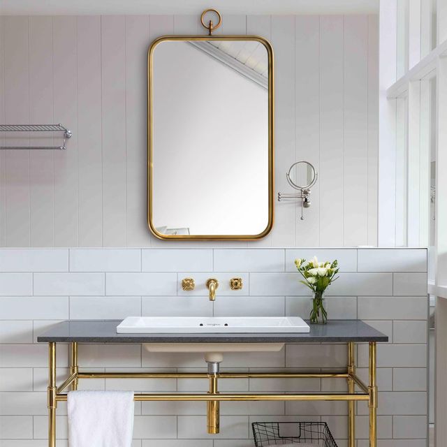 Renwil® Coburg Brass Wall Mirror-3
