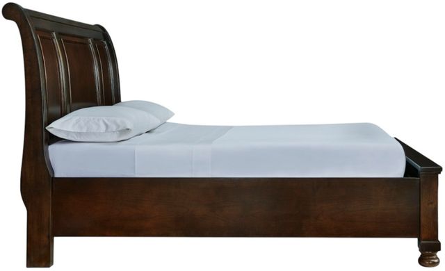 Millennium® by Ashley® Porter Rustic Brown Queen Storage Sleigh Bed-3