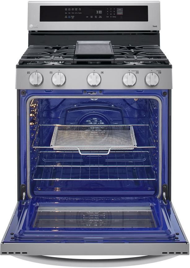 LG 30" PrintProof™ Stainless Steel Freestanding Gas Range-5