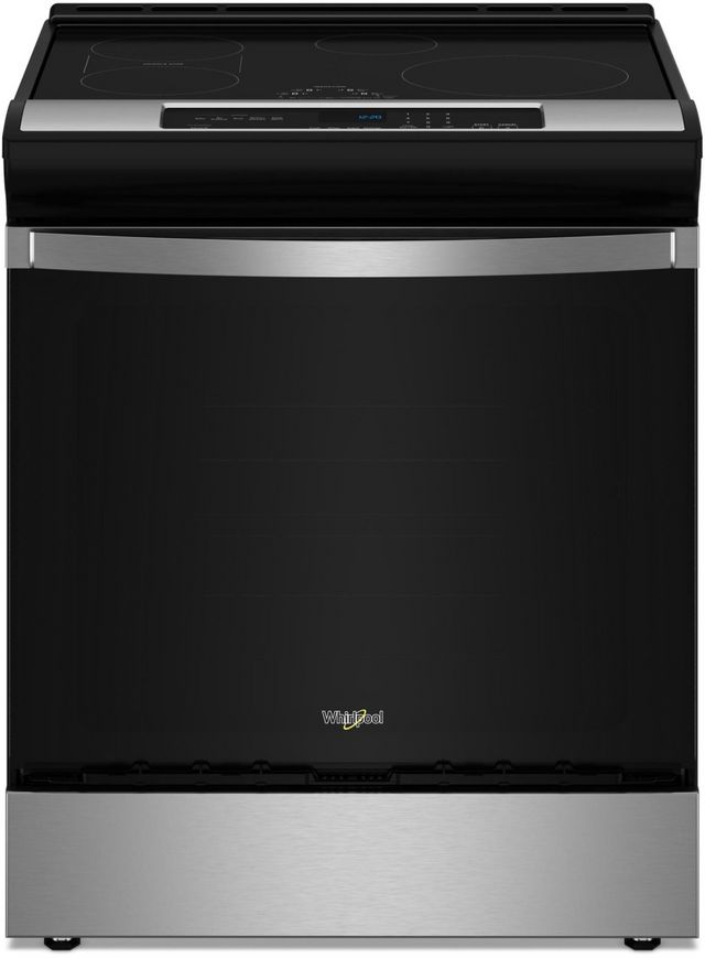 Cuisinière à induction autoportante de 30 po Whirlpool® de 6,4 pi³ - Acier inoxydable résistant aux traces de doigts