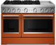KitchenAid® 48" Scorched Orange Pro Style Duel Fuel Range with Griddle-0