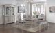 Crown Mark Klina Gray/Silver Dining Bench-1