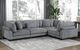 Homelegance® Traverse 4-Piece Gray Modular Sectional-1