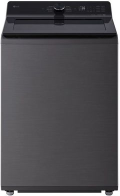 LG 5.0 Cu. Ft. Platinum Black Impeller Top Load Washer with EasyUnload™ & AI Sensing