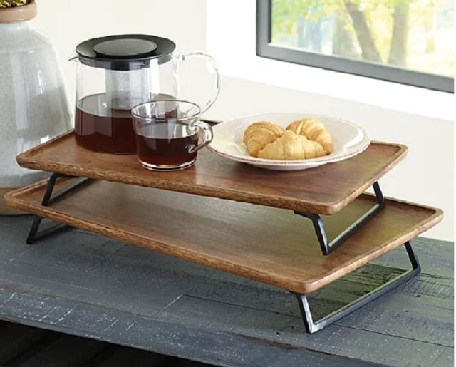 Signature Design by Ashley® Kaleena 2-Piece Brown/Black Tray Set-3