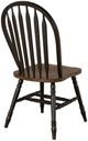 Liberty Furniture Carolina Crossing Antique Honey/Black Windsor Side Chair-4