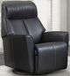 Via Furniture 81 Black Power Swivel Rocker Recliner-0