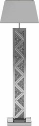 Coaster® Carmen Silver Geometric Base Floor Lamp-4