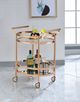 ACME Furniture Lakelyn Rose Gold Serving Cart-3