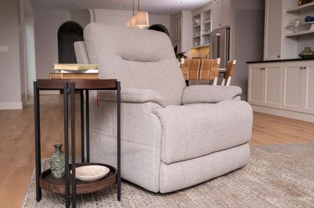 Flexsteel® Zecliner Model 1 Dove Power Lift and Sleep Recliner with Power Headrest and Lumbar-2
