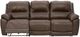 Signature Design by Ashley® Dunleith 3-Piece Chocolate Power Reclining Small Spaced Sectional-1