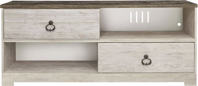 Signature Design by Ashley® Willowton Whitewash Large TV Stand-1