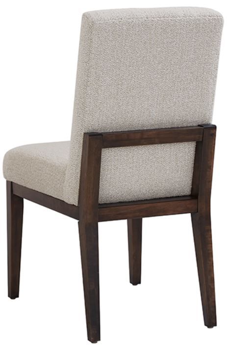 Artisan & Post by Vaughan-Bassett Crafted Cherry by Ben & Erin Napier Oatmeal/Dark Cherry Upholstered Side Chair-1
