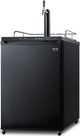 Summit® 24” 5.6 Cu. Ft. Black Kegerator-2