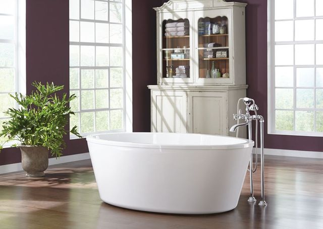 Moen® Weymouth™ Chrome Floor Mount Tub Filler Riser-2