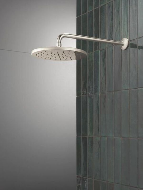 Delta Universal Showering Components Lumicoat® Stainless 10" Single-Spray Raincan Shower Head-2